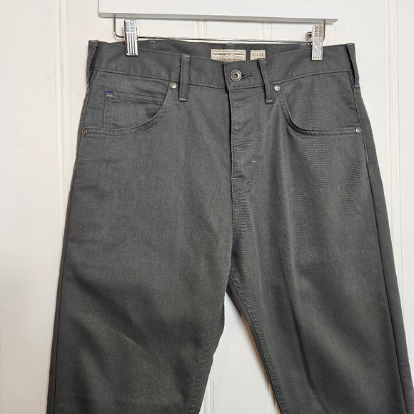 Patagonia Gray Performance Twill Pants Mens 31 x 32 Slim Straight Stretch - Picture 3 of 16